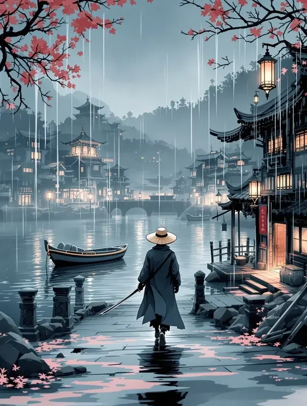 江湖夜雨 - bl漫画网站漫画封面